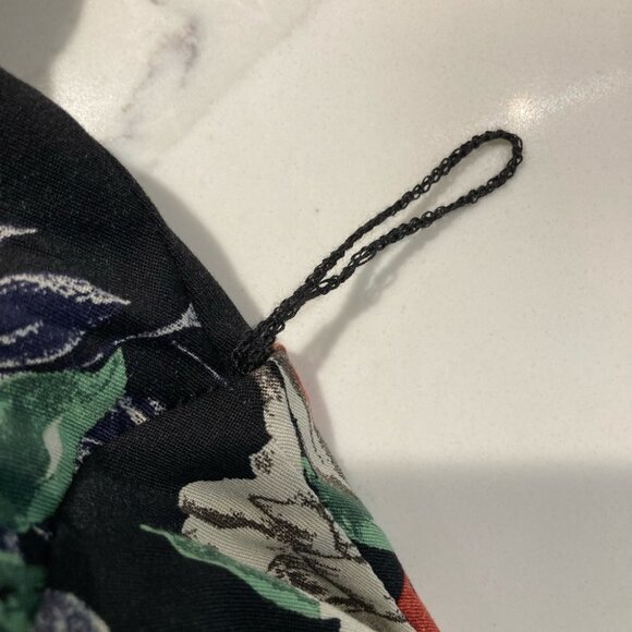 TORRID Sz 4X Maxi Dress Button Down Floral 3/4 Sleeves Hoops for Belt - Picture 14 of 14